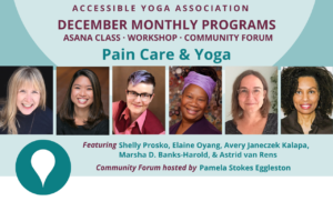AYA 2021 pain care and yoga